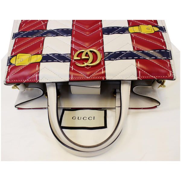 Gucci Shoulder Bag Trompe L’oeil Print Marmont - strap