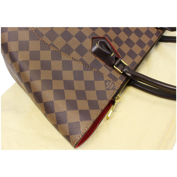 Louis Vuitton Caissa MM Damier Ebene Tote Bag Brown