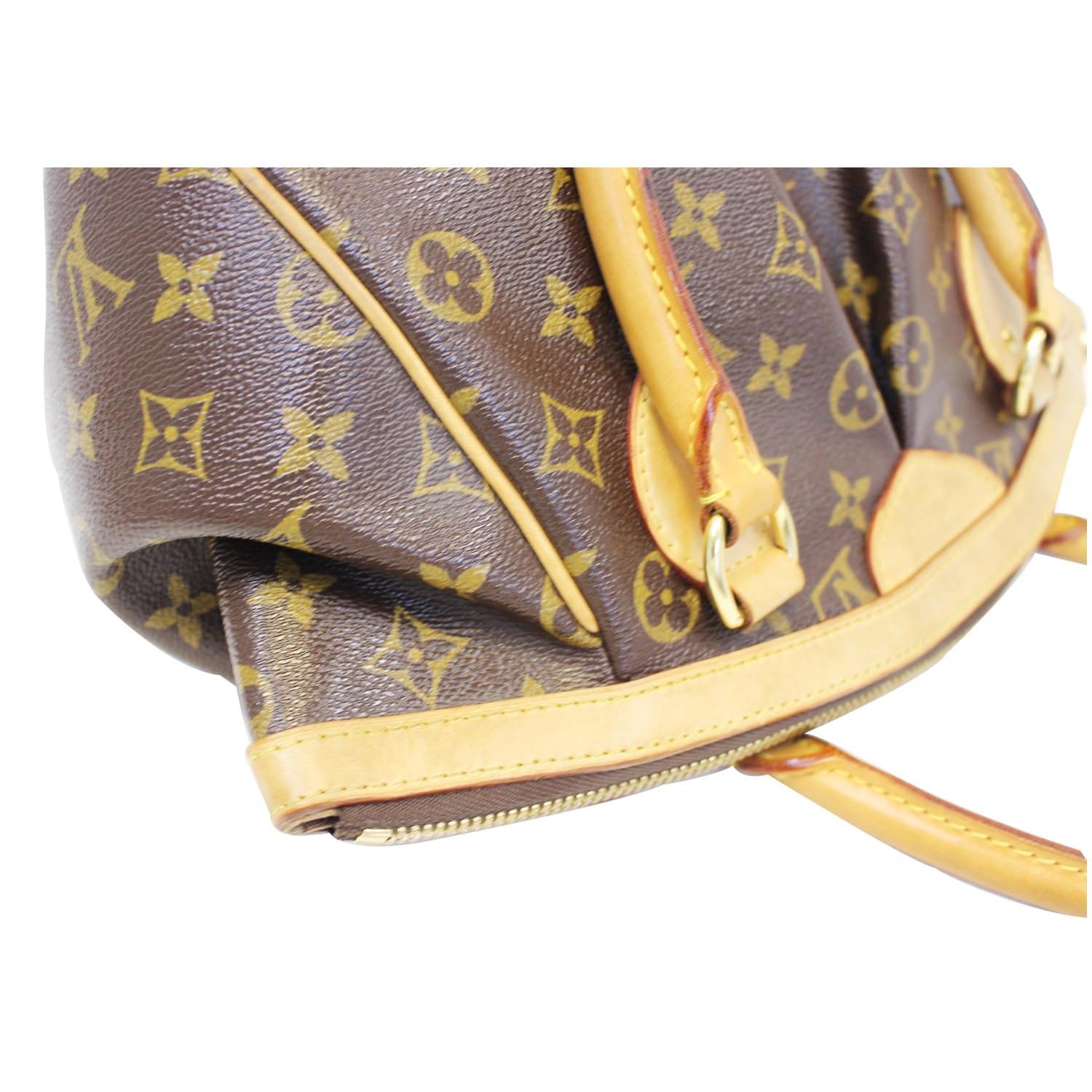 Louis Vuitton Tivoli Top Satchel Handbag Monogram Canvas PM Brown – Gaby's  Bags
