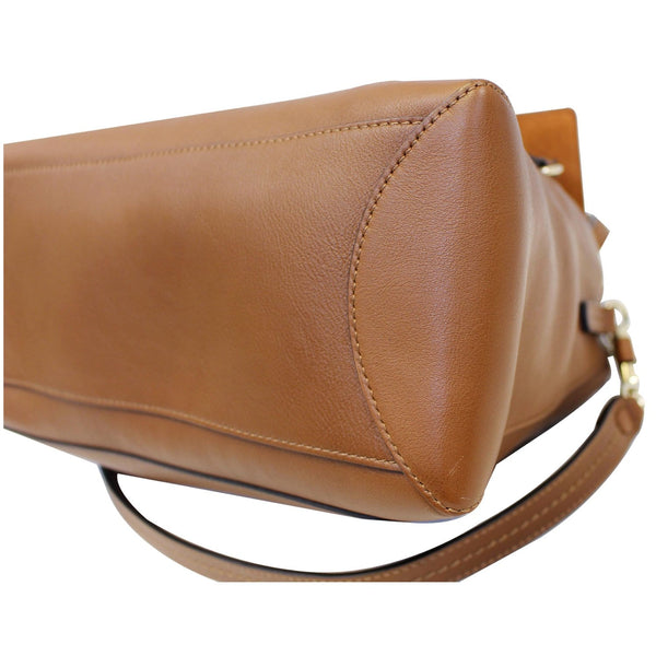 CHLOE Faye Day Mixed Flap Leather Medium Shoulder Bag Tan-US