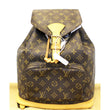 LOUIS VUITTON Montsouris GM Monogram Canvas Backpack Bag Brown-US
