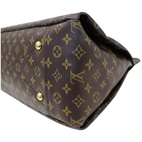 LOUIS VUITTON Artsy MM Monogram Canvas Shoulder Bag Brown