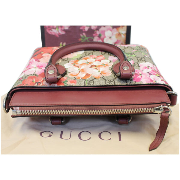 Gucci Satchel Bag GG Supreme Blooms Small - front view