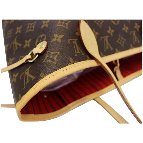 Louis Vuitton Neverfull MM Monogram Canvas Tote Bag - corner