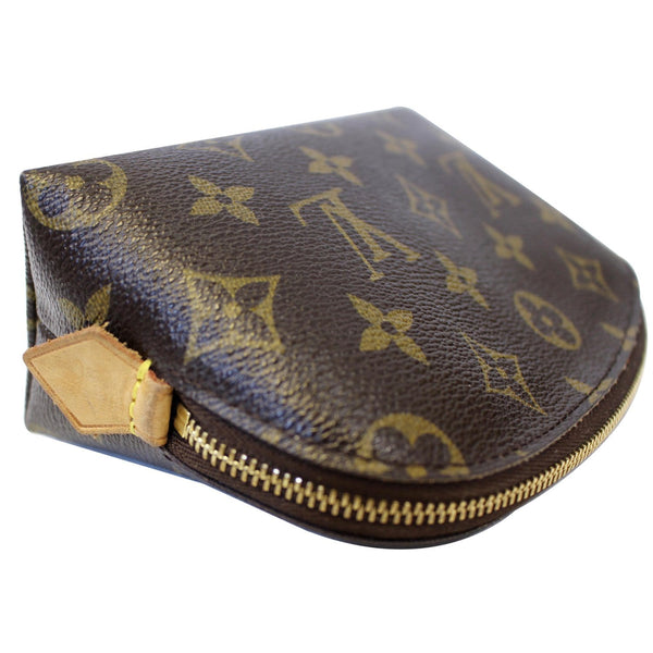 LOUIS VUITTON Pochette Monogram Canvas Cosmetic Pouch Brown