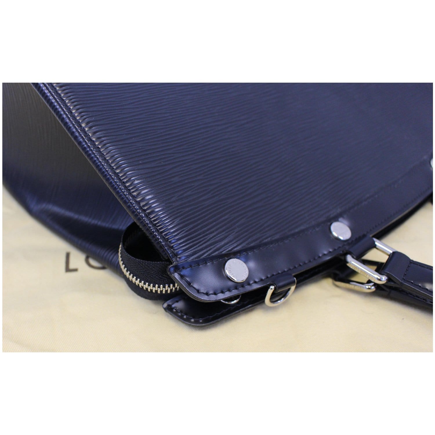 Louis Vuitton Black Electric EPI Leather Brea GM Bag