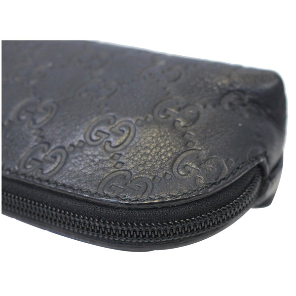 GUCCI Guccissima Cosmetic Case Bag Black 272367