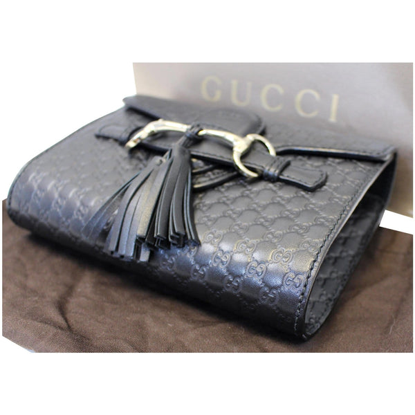 Gucci Shoulder Bag Emily Mini Micro GG Guccissima - side view