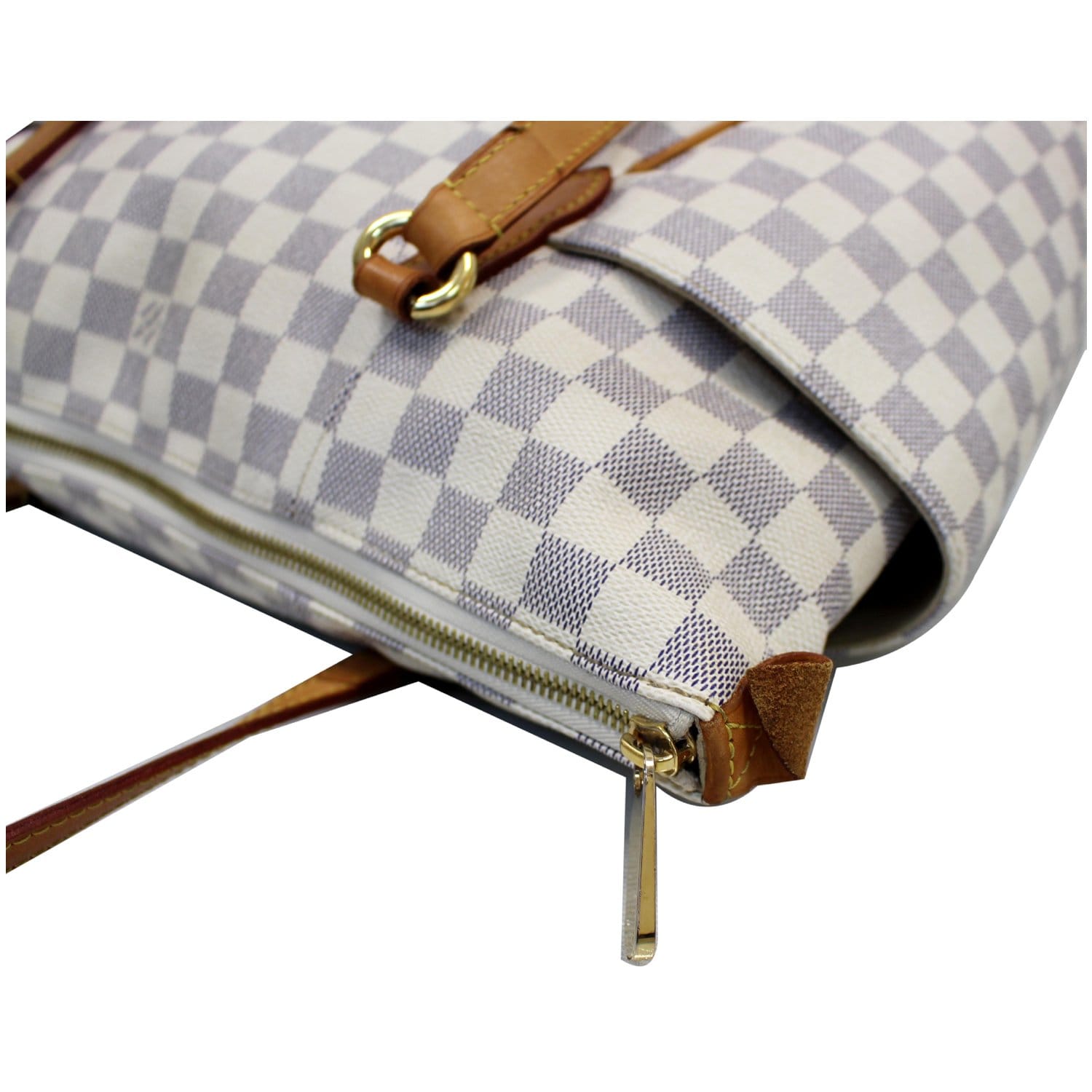 White Louis Vuitton Damier Azur Totally GM Shoulder Bag – Designer Revival