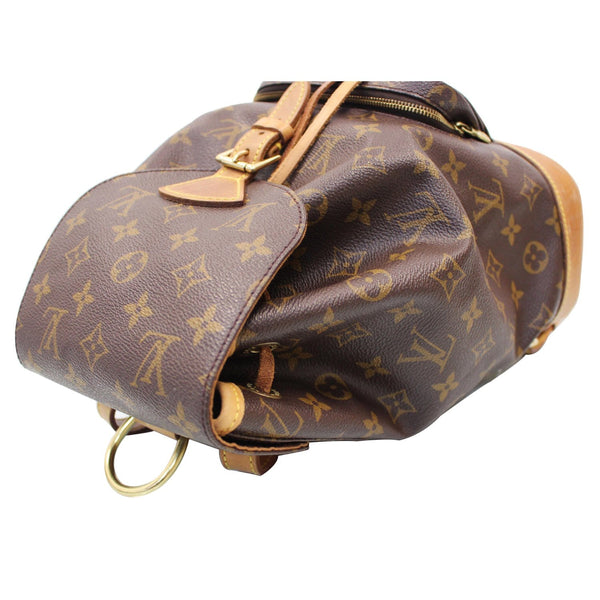 LOUIS VUITTON Montsouris PM Monogram Canvas Backpack Brown