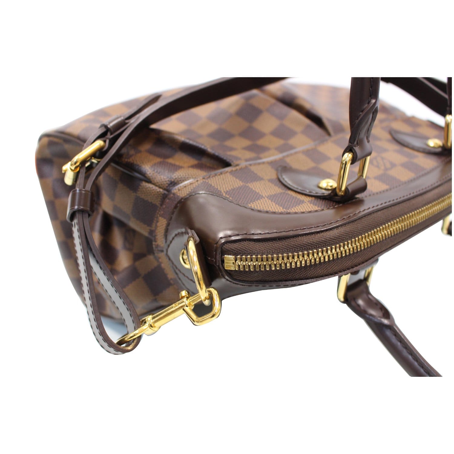 Louis Vuitton - Authenticated Trevi Handbag - Cloth Brown for Women, Good Condition