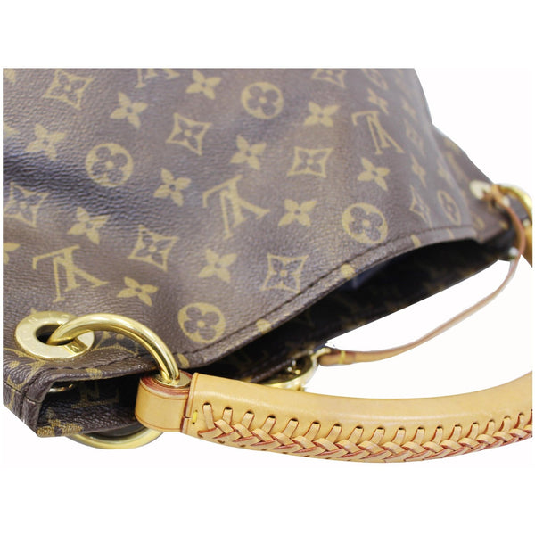 Louis Vuitton Artsy MM Monogram Shoulder Bag - bottom view