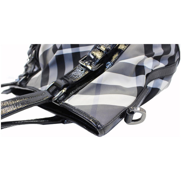 Burberry Lowry Tote Bag Beat Check Nylon  for sale