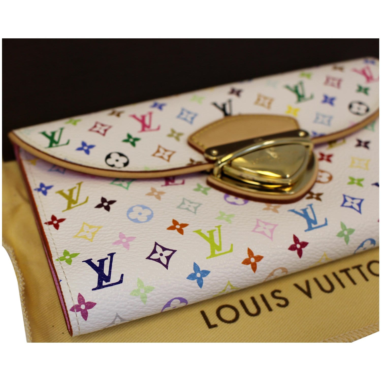 Louis Vuitton Eugenie Wallet Monogram Multicolor at 1stDibs