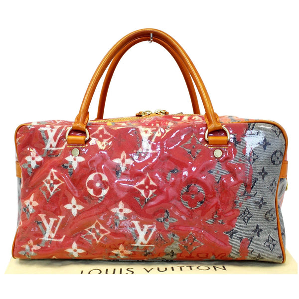 LOUIS VUITTON Weekender PM Monogram Pulp Rose Satchel Bag-US