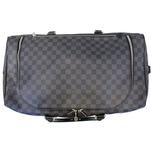 LOUIS VUITTON Roadster Damier Graphite Travel Bag Black