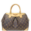 LOUIS VUITTON Segur Monogram Canvas Shoulder Handbag Brown
