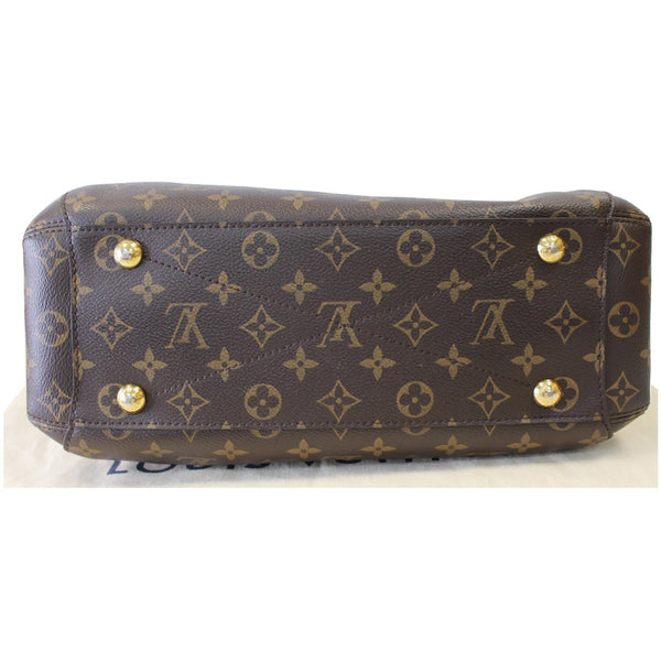 LOUIS VUITTON Montaigne MM Monogram Canvas Shoulder Bag Brown