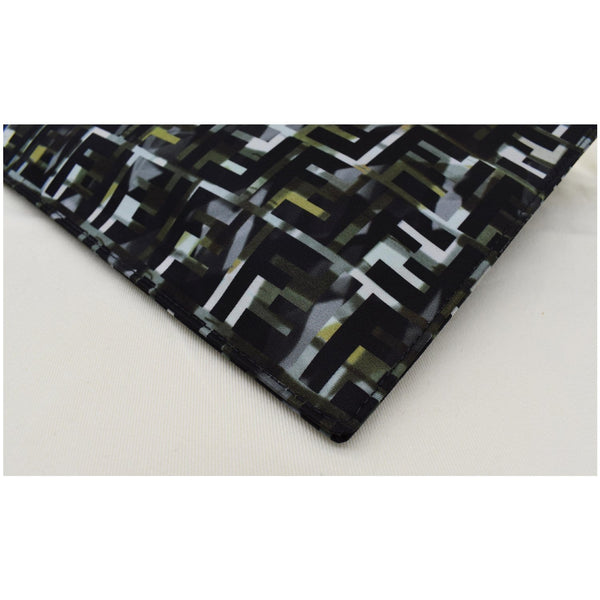 FENDI Camouflage FF Print Nylon Wristlet Pouch Multicolor