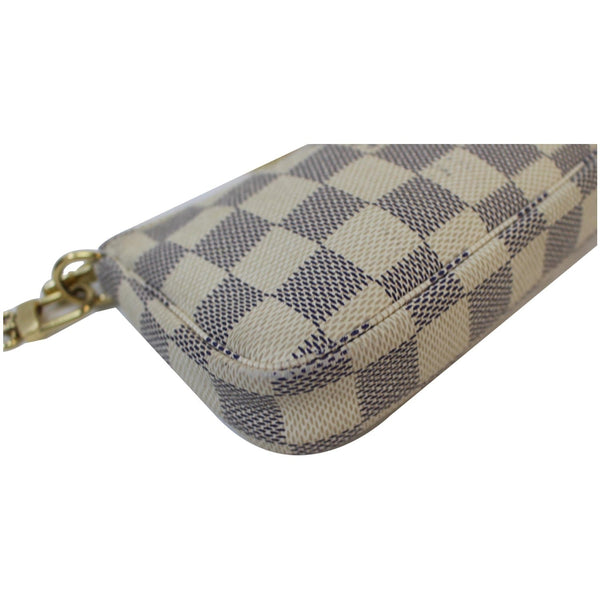 LOUIS VUITTON Damier Azur Mini Pochette Accessories Pouch