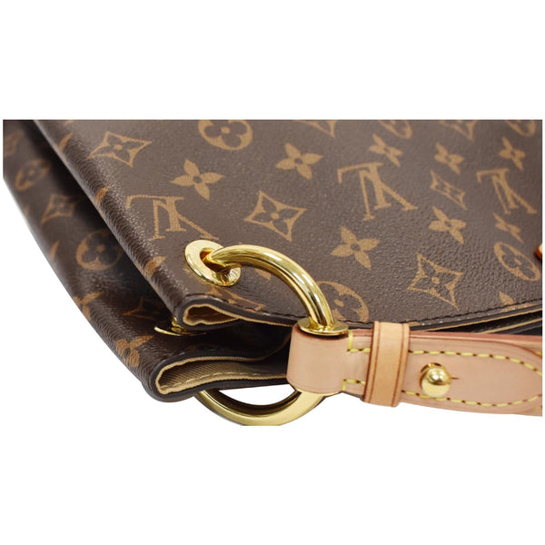 Lv Graceful PM Monogram Canvas Shoulder Bag corner view