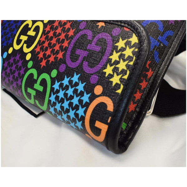 GUCCI GG Psychedelic Supreme Canvas Belt Bumbag Bag Black 598113