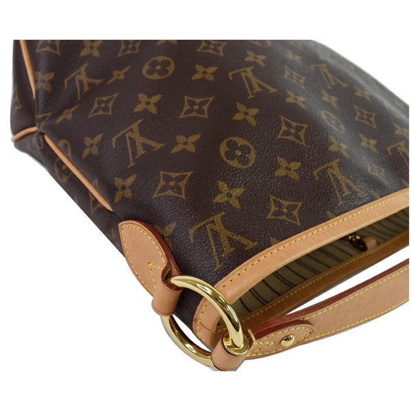 side preview lv Delightful PM Monogram Canvas Hobo Bag
