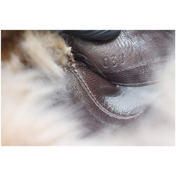 Gucci Princetown Fur Leather Slipper Cocoa Brown - gucci code