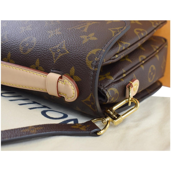 LOUIS VUITTON Metis Pochette Monogram Canvas Crossbody Bag Brown