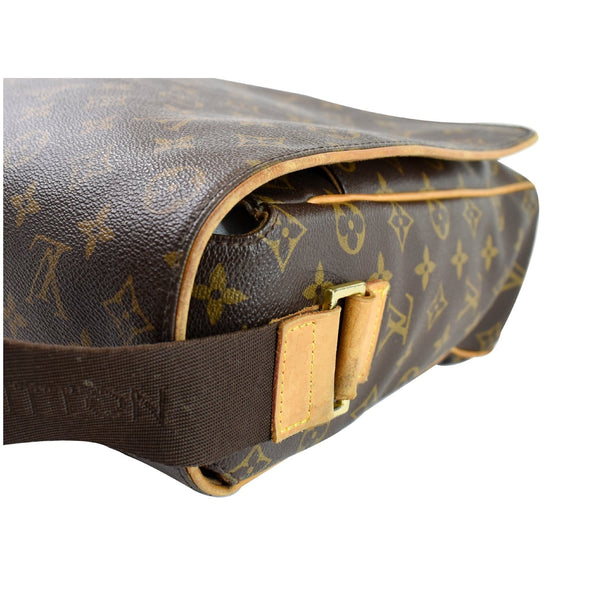 LOUIS VUITTON Abbesses Monogram Canvas Messenger Bag Brown