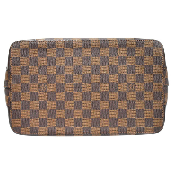 Louis Vuitton Hampstead PM Damier Ebene Shoulder Bag printed bottom