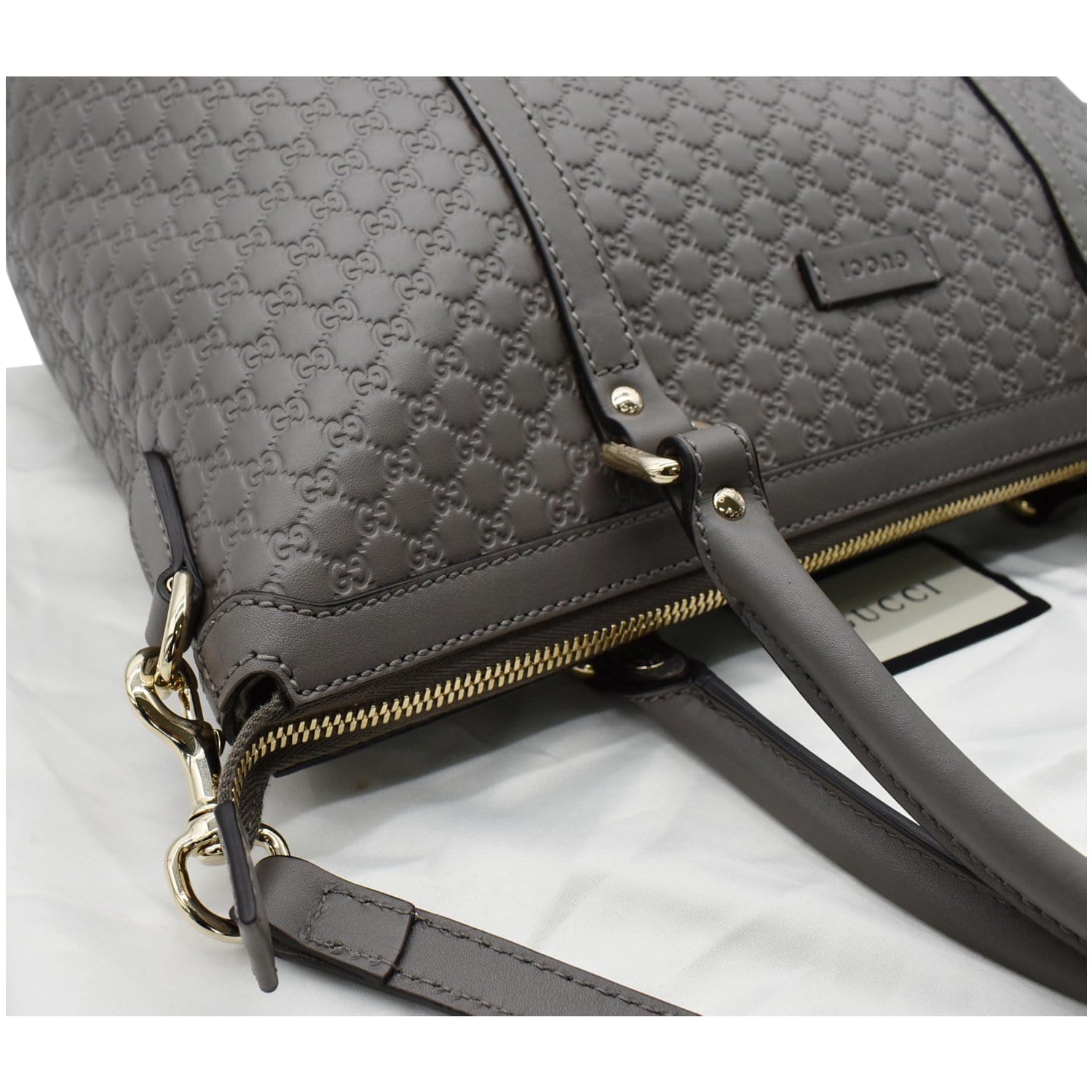 GUCCI マイクロシマ　グレー GUCCI グレー マイクロシマ