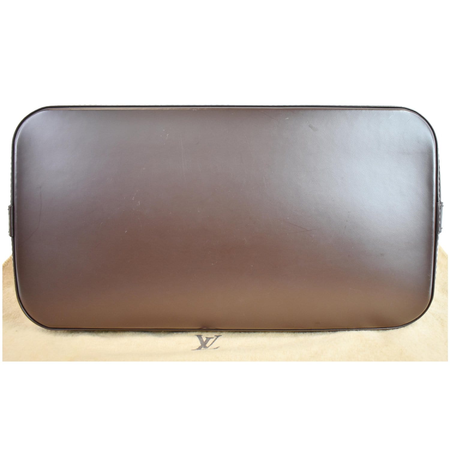 Alma leather handbag Louis Vuitton Brown in Leather - 25117946