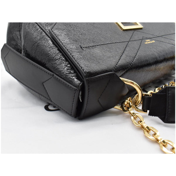 GIVENCHY Medium ID Leather Shoulder Bag Black
