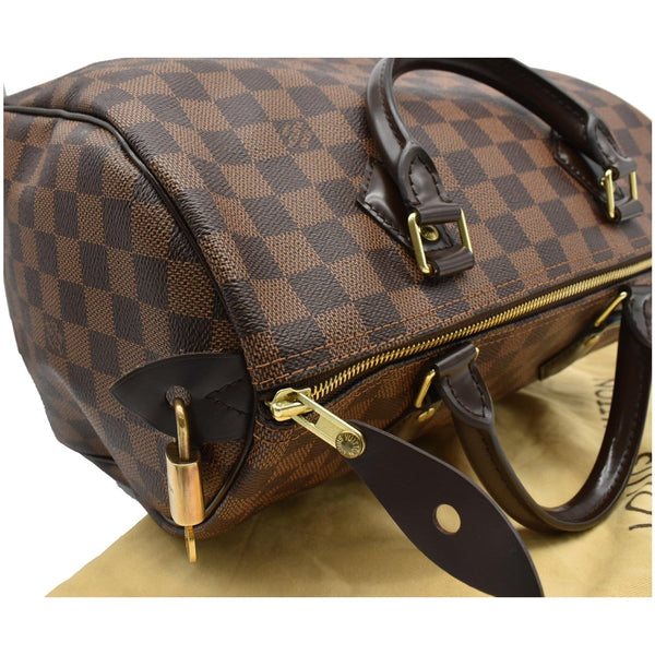 preloved lv Speedy 30 Damier Ebene Satchel Bag Brown