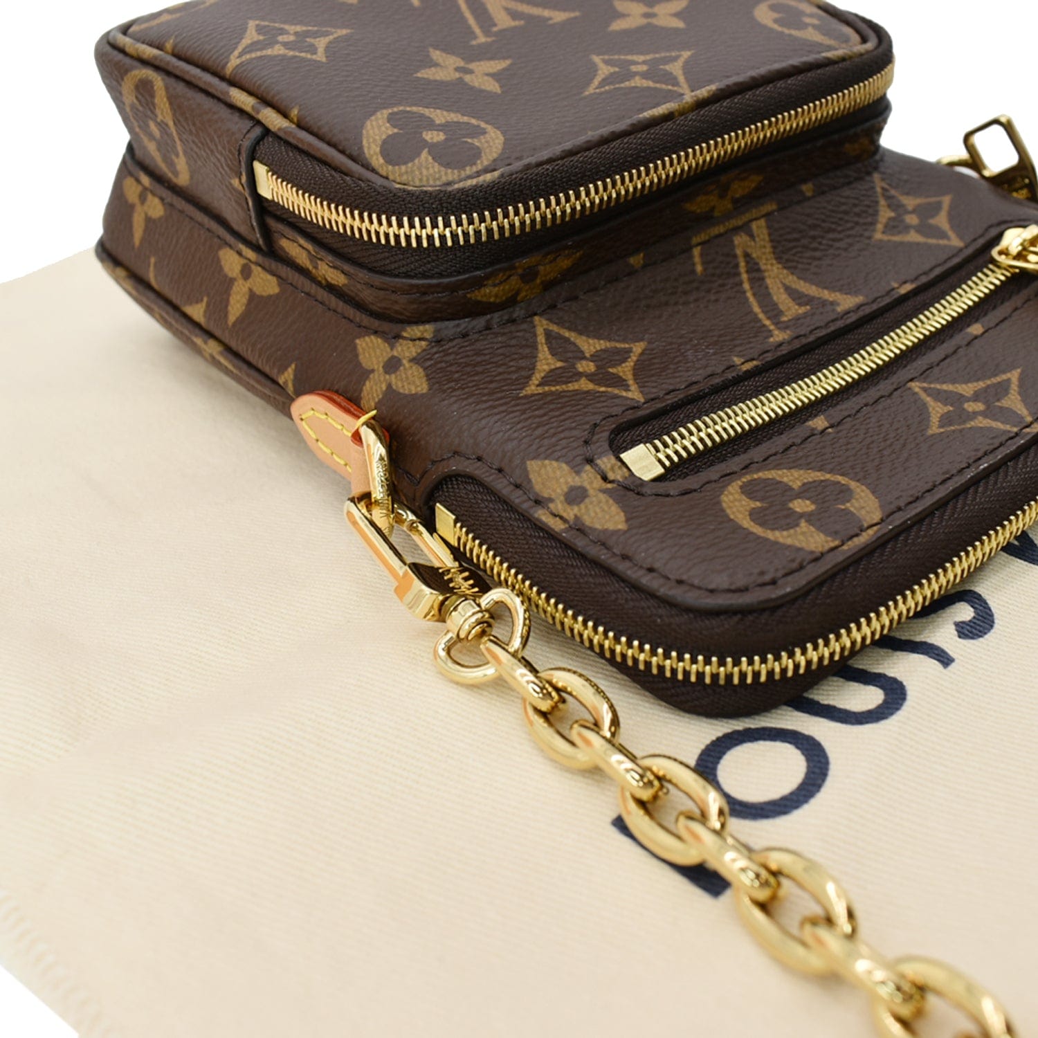 Utility Phone Louis Vuitton Utility Phone Sleeve Monogram Canvas Bag