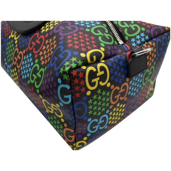 GUCCI Psychedelic GG Monogram Canvas Duffel Travel Bag Multicolor 587866