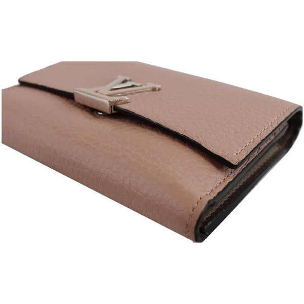 LOUIS VUITTON Capucines Taurillon Compact Leather Wallet Magnolia - Last Call