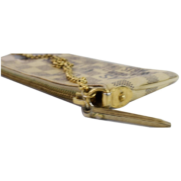 Louis Vuitton Valise Milla Damier Azur Pochette Bag White - Last Call