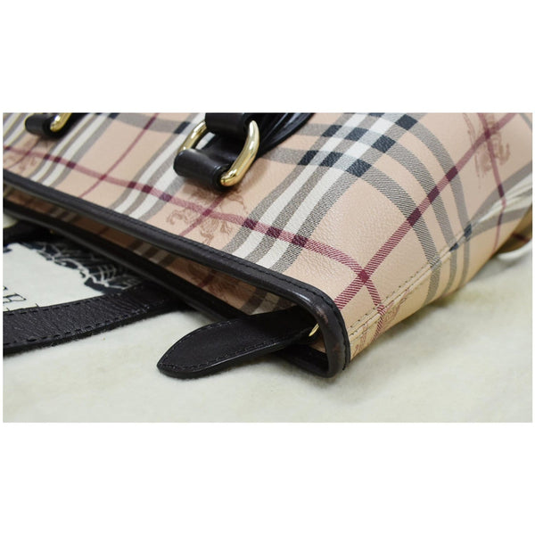 BURBERRY Haymarket Check Tote Bag Multicolor