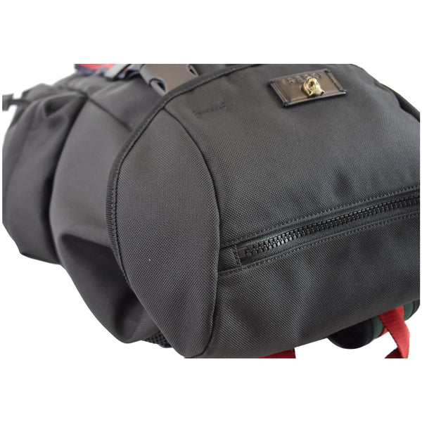 GUCCI Techno Fabric Backpack Bag Black 429037