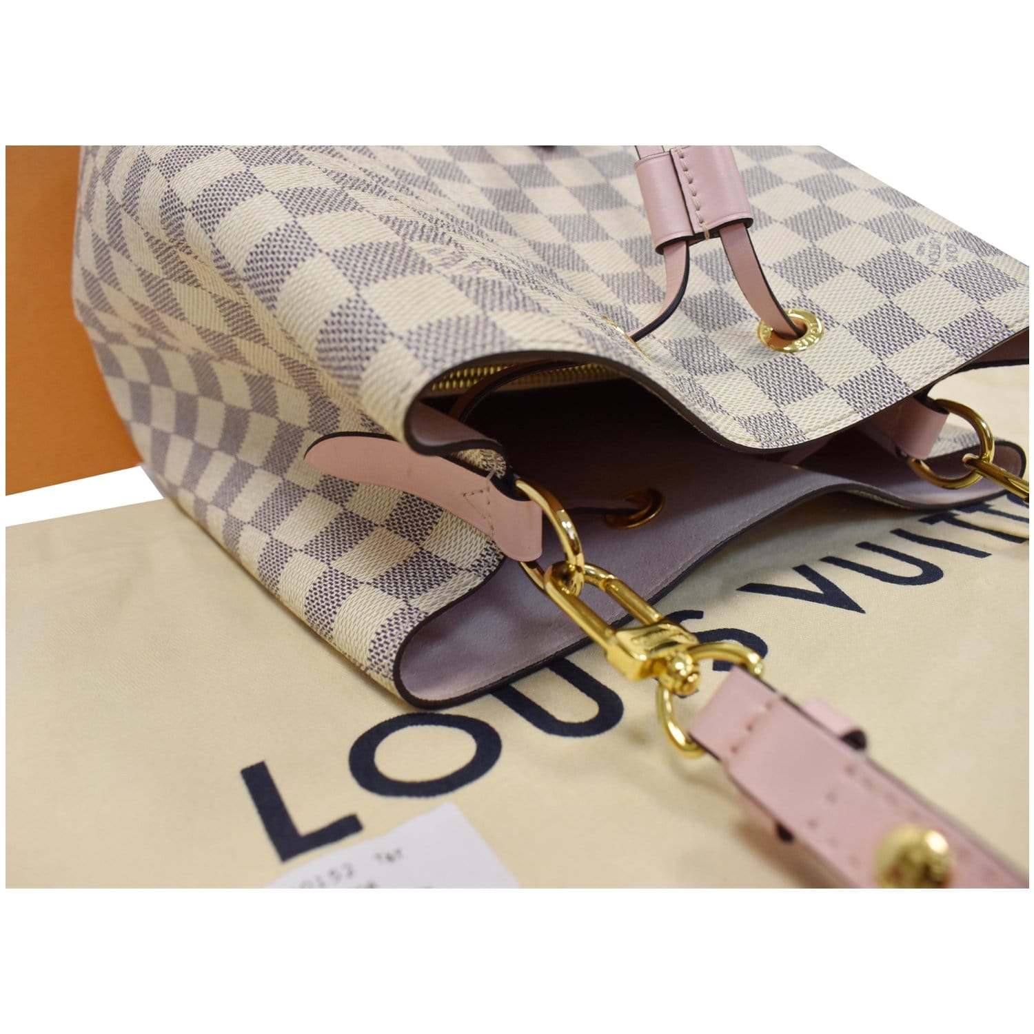 Louis Vuitton - Pink Damier Azur Neo Noé Bb