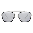 CALVIN KLEIN CK18102S 001 Square Men Black Sunglasses Grey Lens