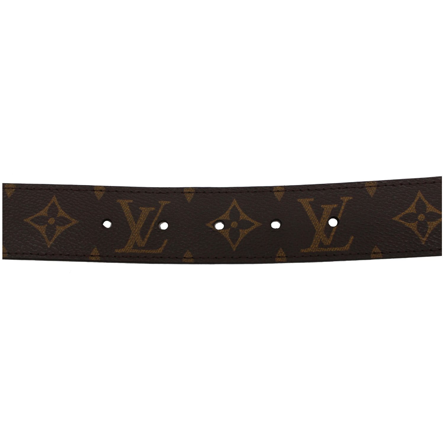 Initiales cloth belt Louis Vuitton Brown size 80 cm in Cloth - 32812800