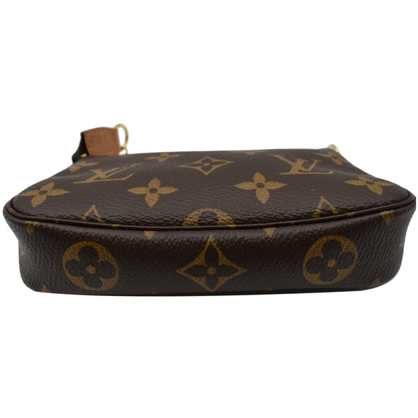 Louis Vuitton Mini Pochette Monogram Canvas Pouch bottom side