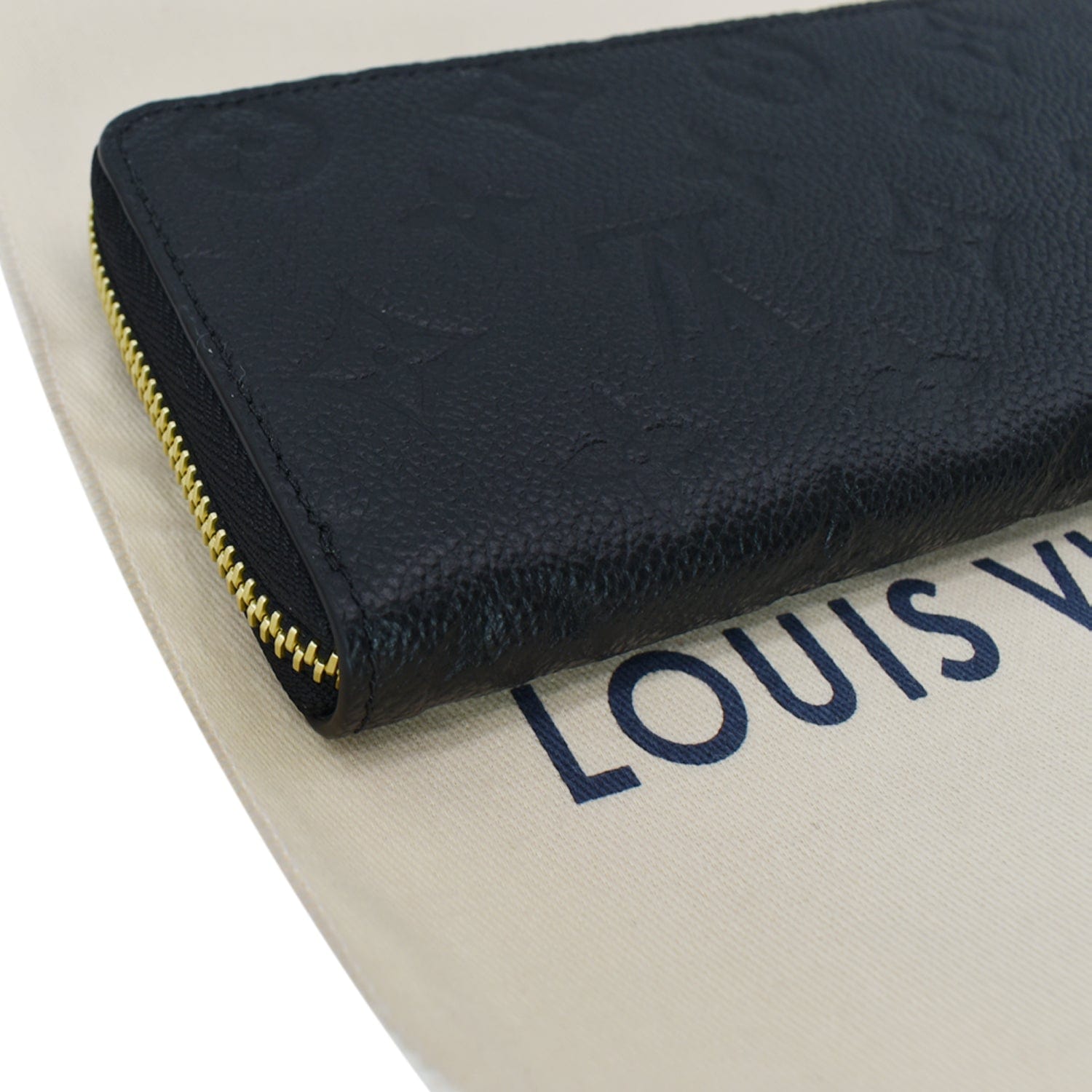 LOUIS VUITTON Clémence Wallet Black Monogram Empreinte