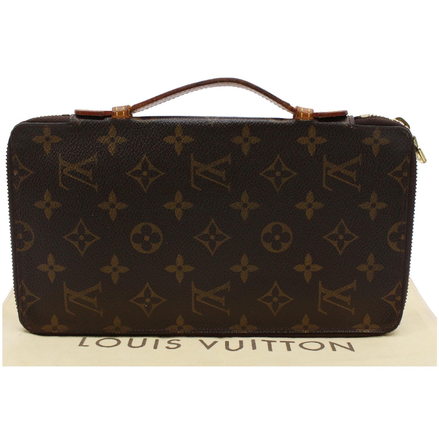 Louis Vuitton ケース LOUIS VUITTON Metis Reverse Monogram Canvas Vertical Zippy Chain Walle