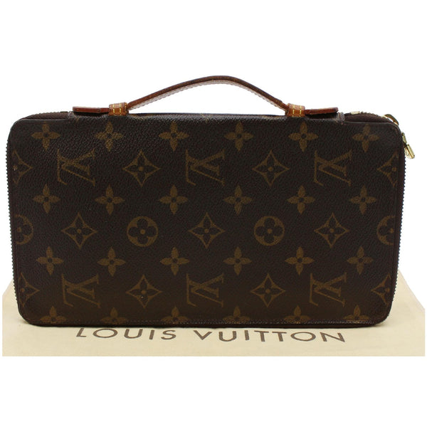 LOUIS VUITTON Zippy XL Monogram Canvas Organizer Wallet Brown