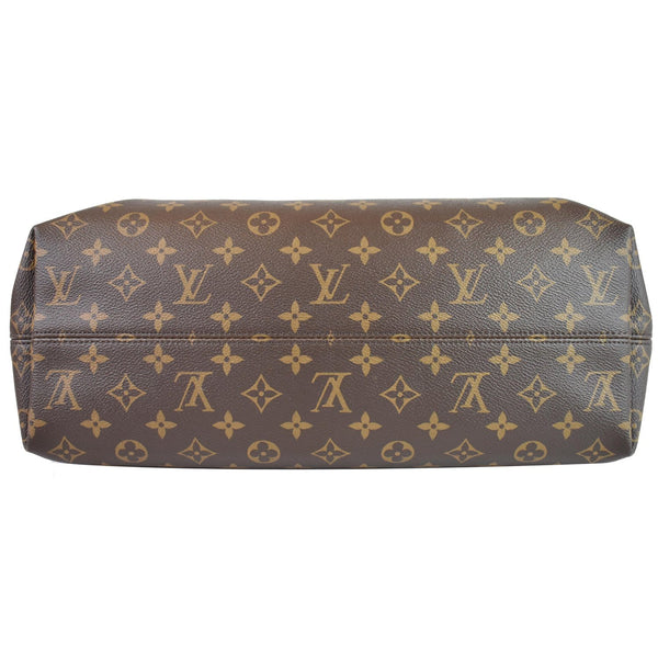 LOUIS VUITTON Graceful MM Monogram Canvas Shoulder Bag Brown