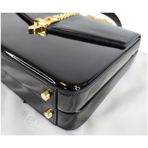 Gucci Sylvie 1969 Patent Leather Handle Bag